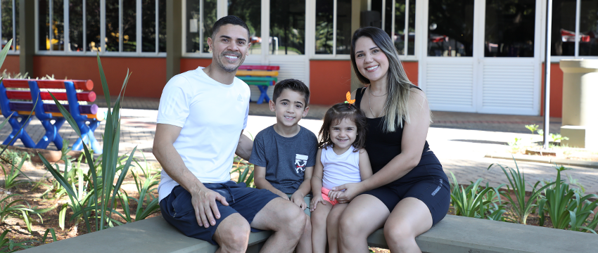 Família encontra estilo de vida saudável e comunidade no SESI Sumaré