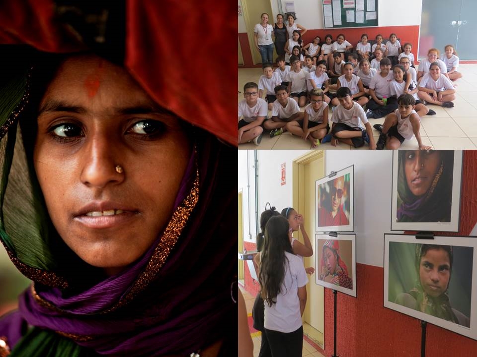 Ações formativas dos alunos na exposição O Olhar do Minotauro