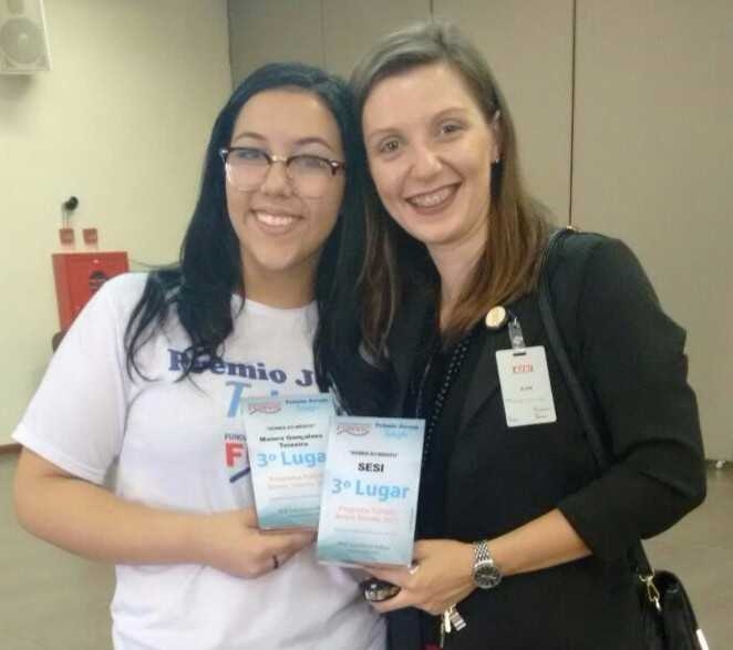 Aluna do SESI-SP ganha prêmio regional