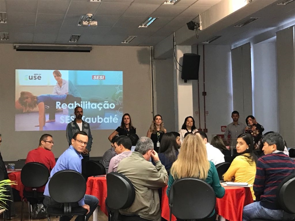 SESI Taubaté realizou seu 1º Workshop sobre reabilitação clínica.