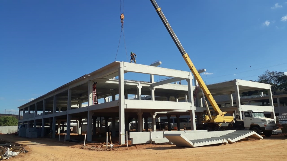 Obras da nova escola SESI-SP de Caçapava avançam.