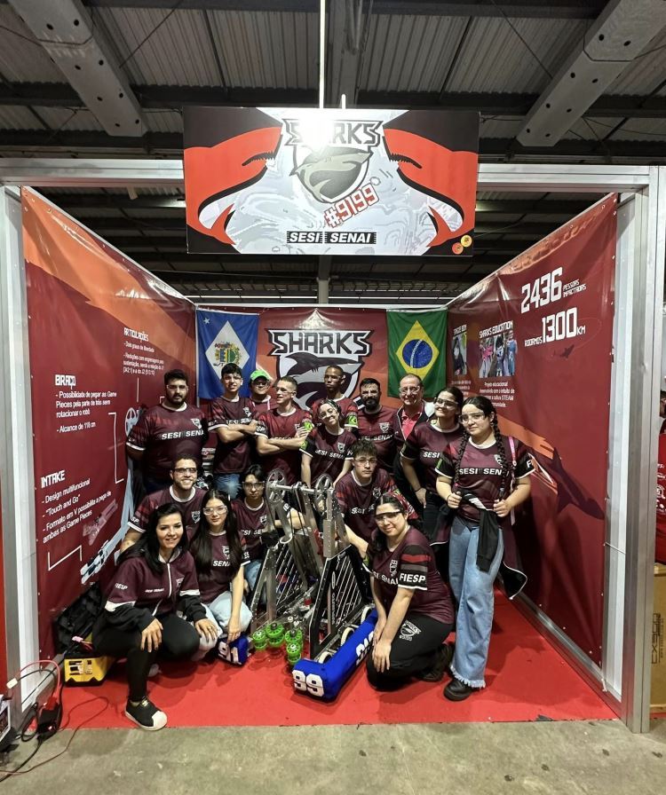 Equipe Sesi e Senai Taubaté é destaque em Campeonato de Robótica no Rio de Janeiro