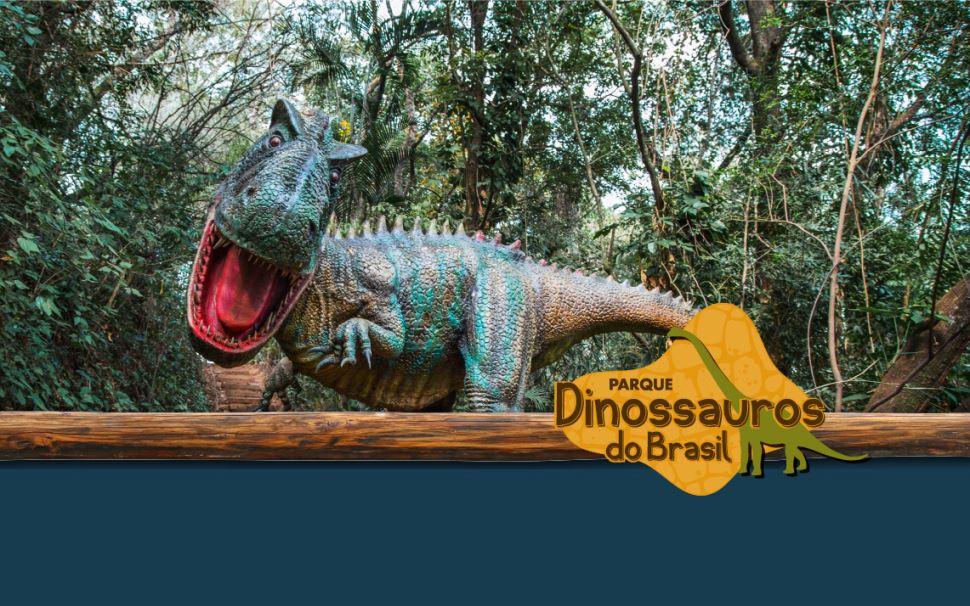 Venha conhecer o Parque Dinossauros do Brasil. Muita diversão para todas as idades
