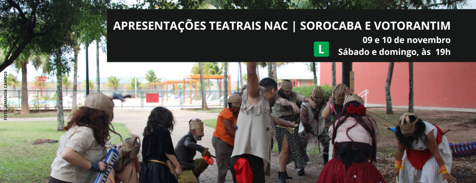 Alunos do Núcleo de Artes Cênicas do SESI Sorocaba e Votorantim se apresentam no Centro Cultural SESI Sorocaba 