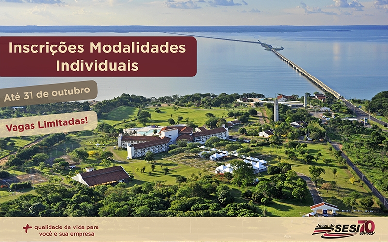 Jogos do SESI: Inscreva-se e participe das modalidades individuais! 