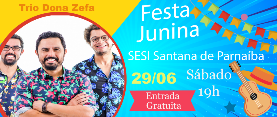 Festa junina no SESI Santana de Parnaíba