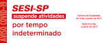 SESI-SP suspende atividades por tempo indeterminado