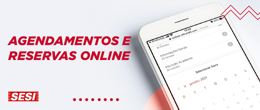 Atendimento e reservas online