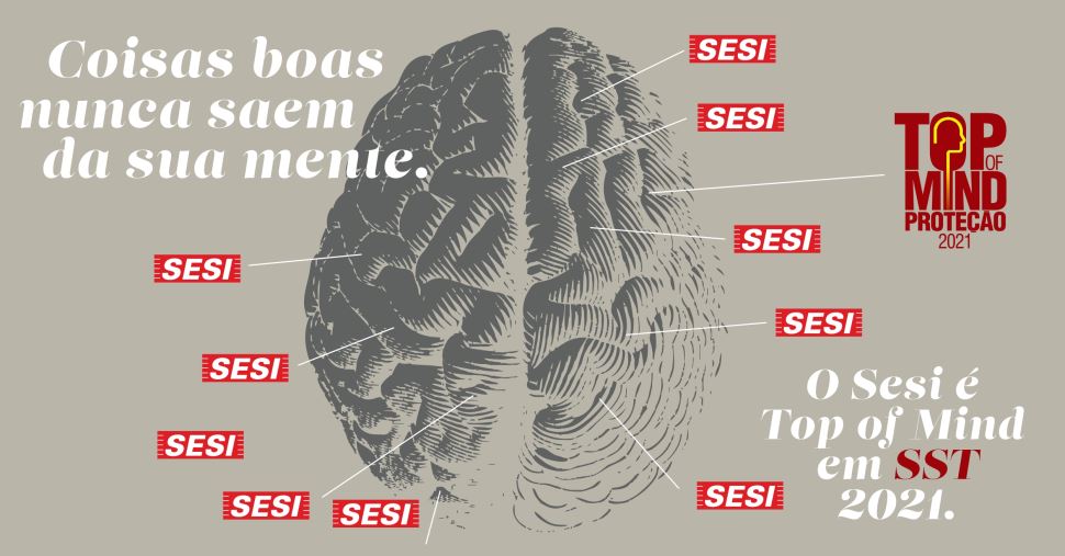 Sesi-SP é Top of Mind em Segurança e Saúde no Trabalho 2021