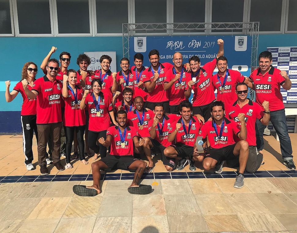 Polo aquático do Sesi-SP garante título de campeão do ranking de clubes de 2019
