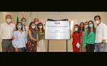 Em Suzano, Paulo Skaf designa Betty Feffer como patronesse de escola do Sesi-SP