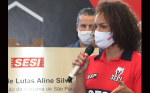Tenho no Sesi o reconhecimento que gostaria de ter do Brasil, diz Aline Silva após homenagem