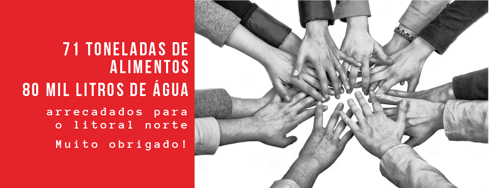 Mobilização por doações arrecada toneladas de alimentos