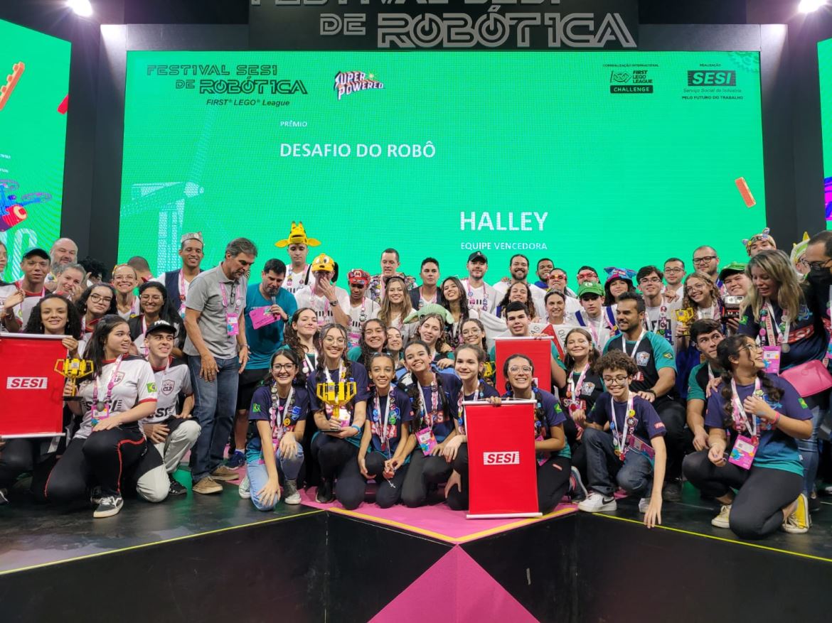 Sesi-SP bate recorde e conquista 18 premiações no Festival Sesi de Robótica 2023