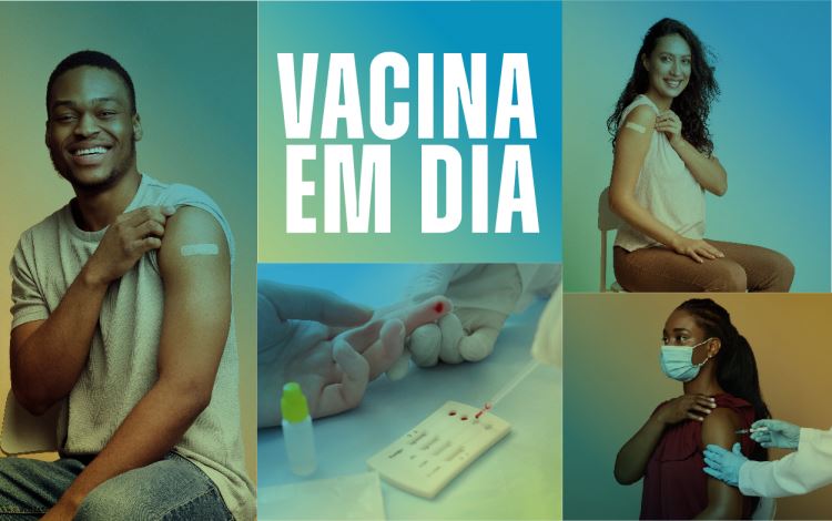 Testagem e aplicação da vacina contra Hepatite B em frente ao prédio da Fiesp