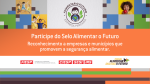 Selo Alimentar o Futuro - Reconhecimento para quem alimenta o futuro