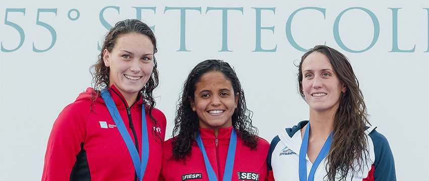 Após ouro de Etiene Medeiros no Troféu Sette Colli, equipe de natação do SESI-SP encara o Open da França nos dias 7 e 8 de julho