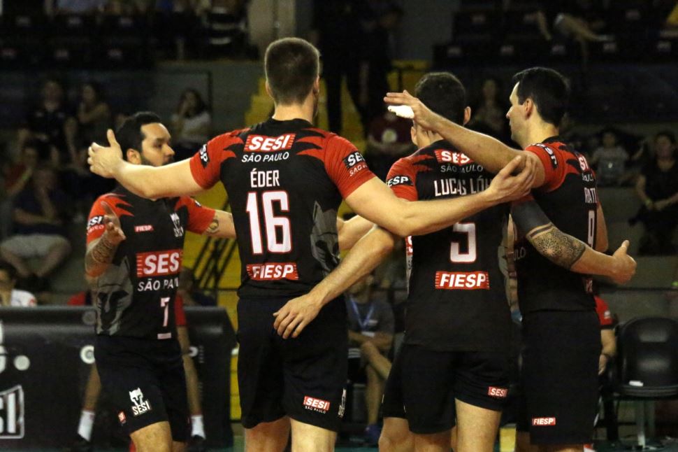 SESI-SP vence Caramuru e se mantem nas primeiras colocações da Superliga Cimed 2018/19