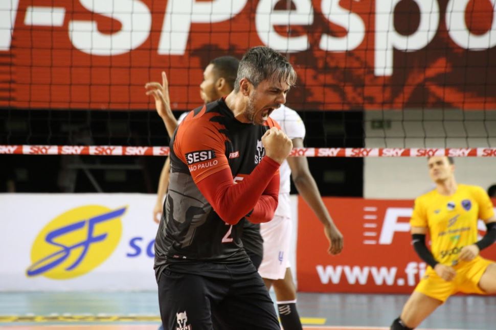 Sesi-SP vence Vôlei Ribeirão no returno da Superliga Cimed masculina