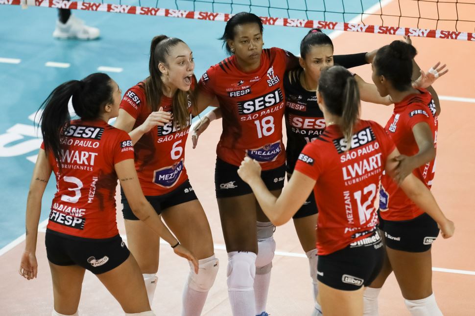 No tie break, SESI Bauru vence Pinheiros na Superliga Cimed 2018/19