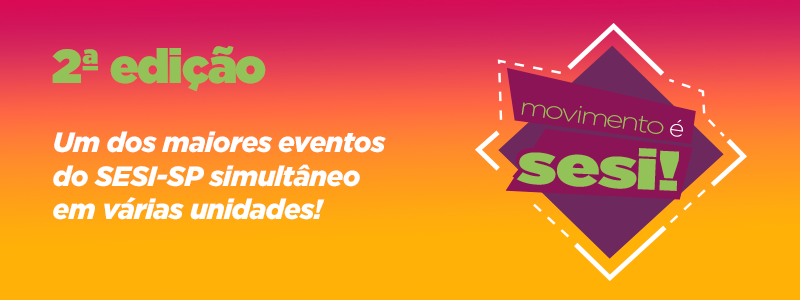 muitas horas de atividades físicas e esportivas para você, sua família e seus amigos!