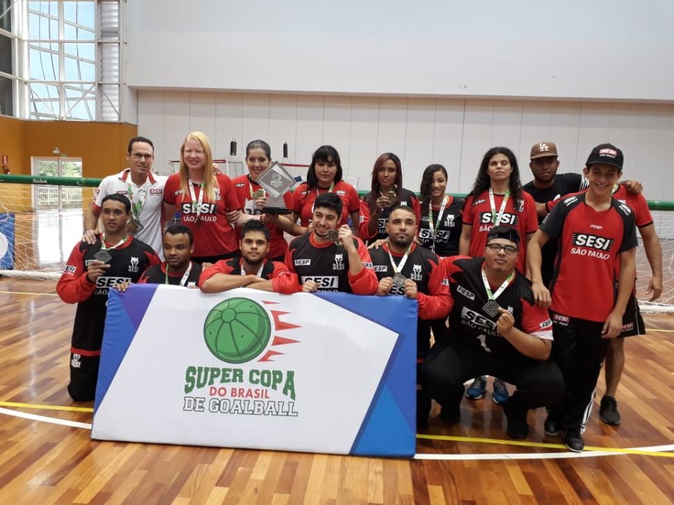 Equipes de goalball do Sesi-SP vão ao pódio na Super Copa Brasil