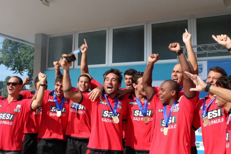 Polo aquático campeão do Brasil Open 2019