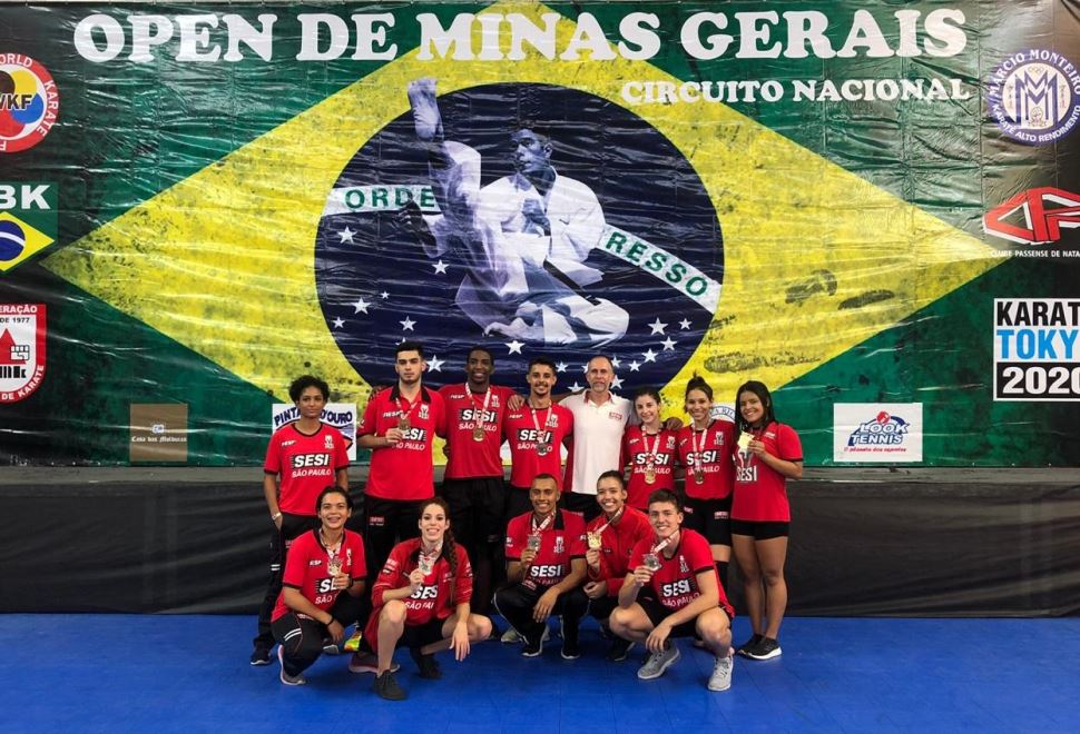 Lutas do Sesi-SP fecham o mês de junho com medalha no Pan-Americano Wrestling e no Open Nacional de Karatê