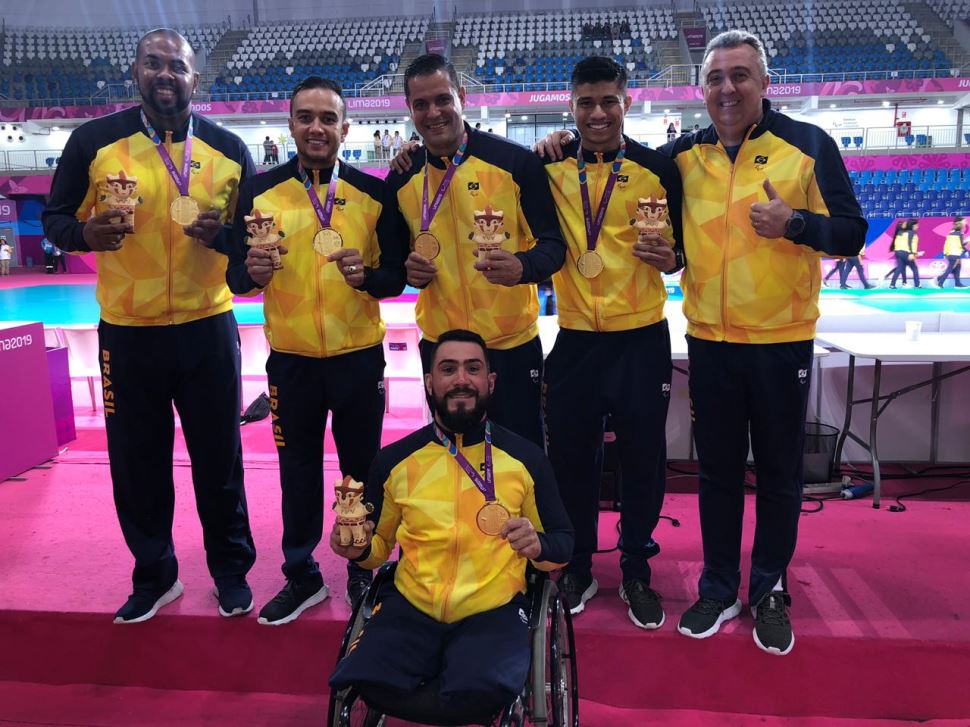 Com nove atletas do Sesi-SP, vôlei sentado do Brasil conquista ouro e prata no Parapan-americano 2019
