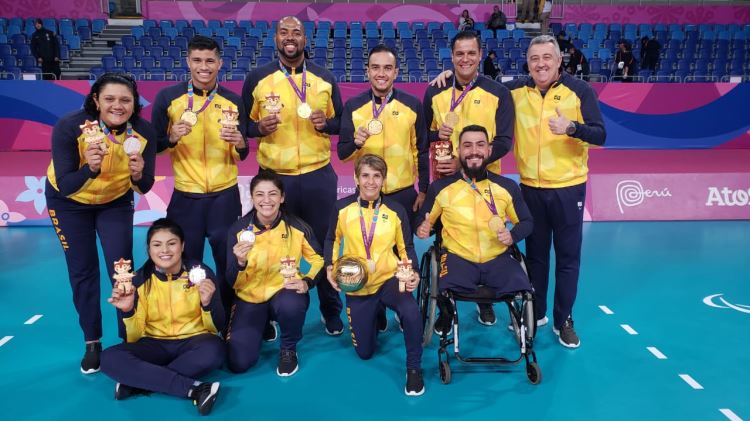 Com nove atletas do Sesi-SP, vôlei sentado do Brasil conquista ouro e prata no Parapan-americano 2019