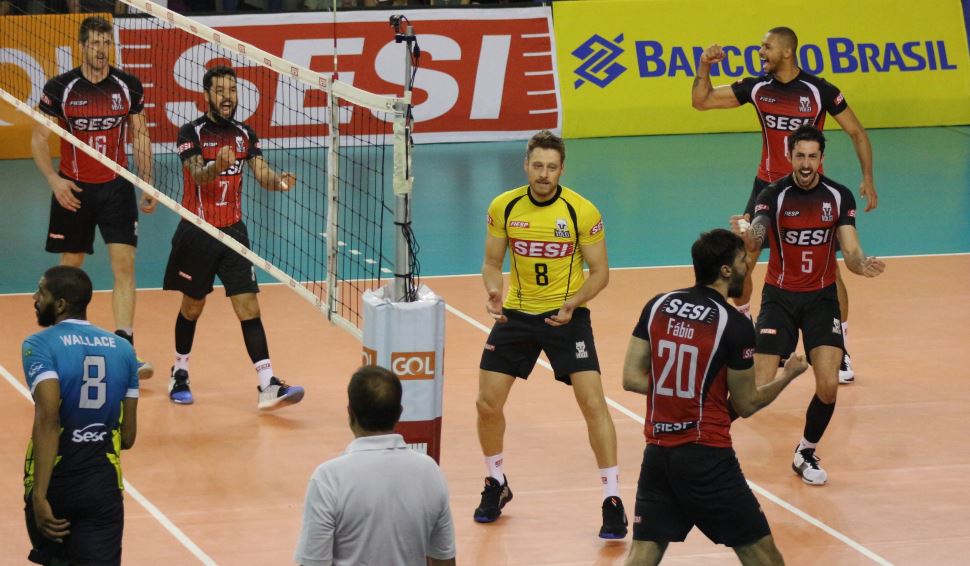 Sesi-SP vence Sesc RJ em casa, no último confronto da oitava rodada da Superliga 2019/2020