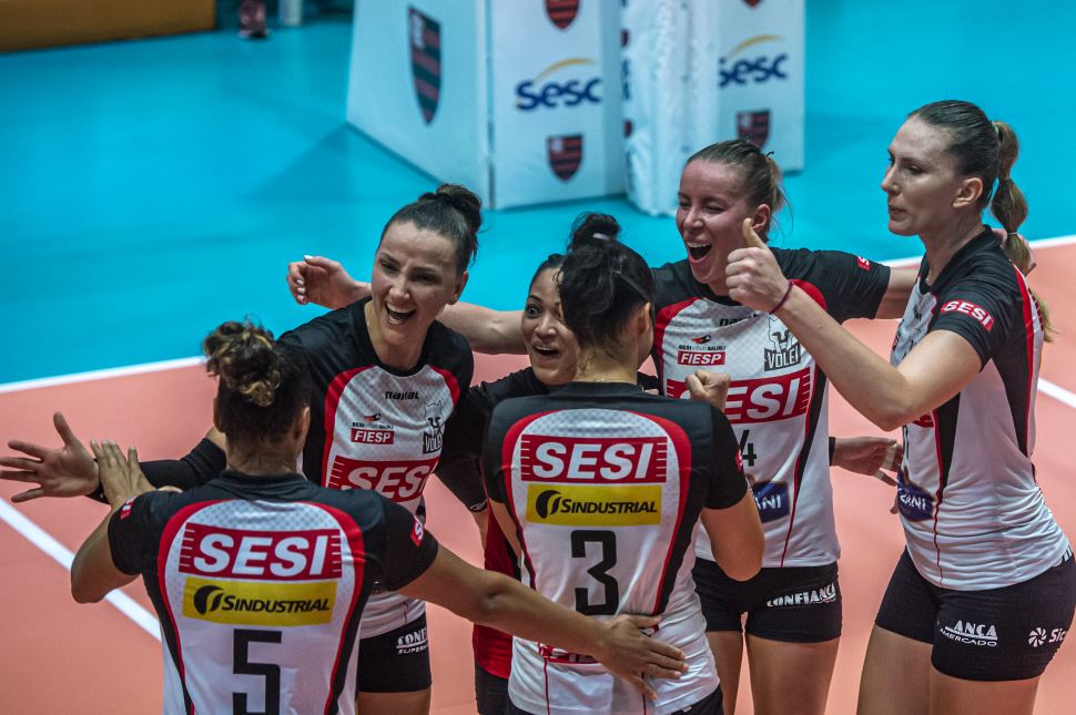 Sesi Vôlei Bauru vence o Sesc/Flamengo e está na semifinal da Copa Brasil  