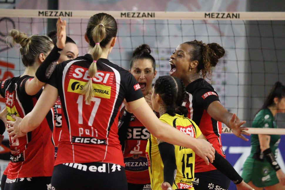 Sesi Vôlei Bauru vence Brasília Vôlei na Superliga Banco do Brasil 2020-2021 