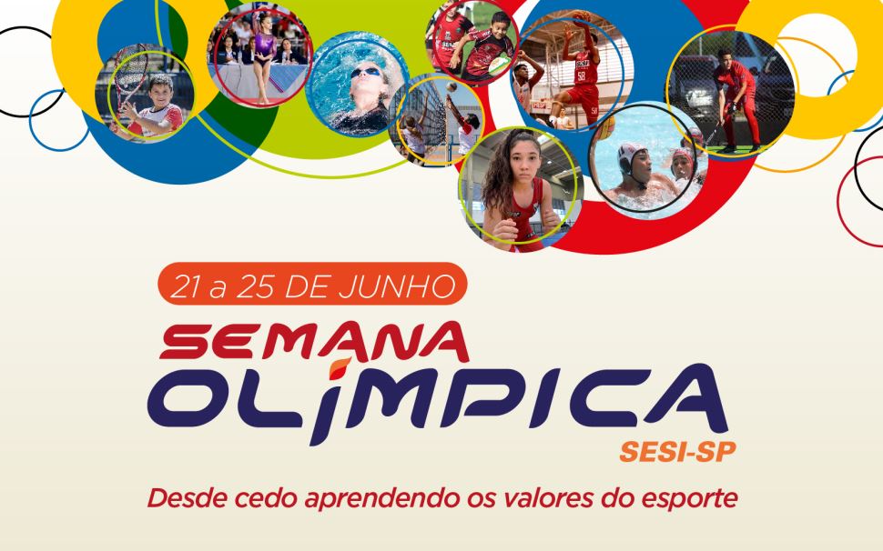 Para promover valores e cultura esportiva entre crianças e adolescentes, Sesi-SP e COB se unem para realização do evento Semana Olímpica