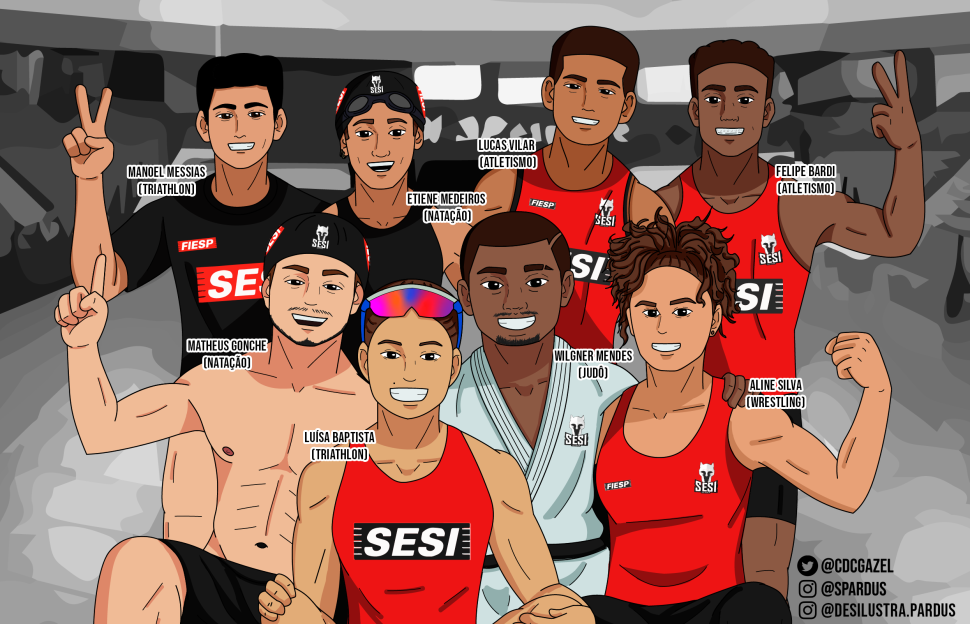 Sesi-SP terá 36 representantes nos Jogos Olímpicos e Paralímpicos de Tóquio