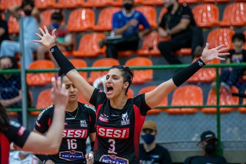 Sesi Vôlei Bauru vence Valinhos e é vice-líder da Superliga Banco do Brasil 2021-2022   