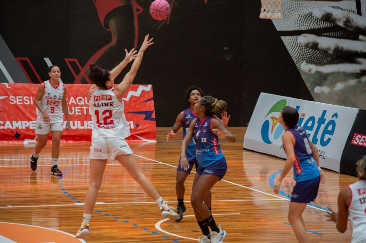 Sesi Araraquara mantém boa fase e vence Vera Cruz Campinas na segunda rodada da Liga de Basquete Feminino