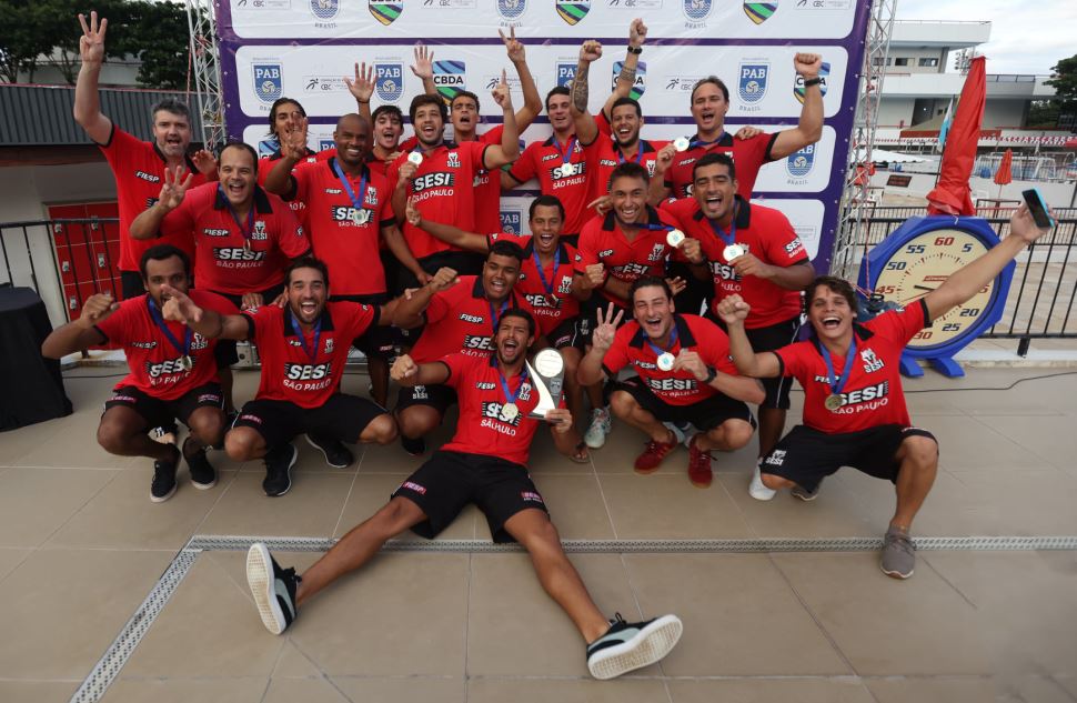 Polo Aquático masculino do Sesi-SP é campeão do Brasil Open 2022