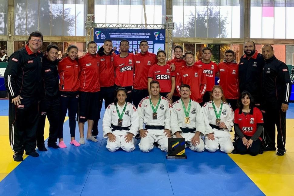 Judô Sesi-SP fatura sete medalhas e é terceiro na Taça Brasil Sub-21