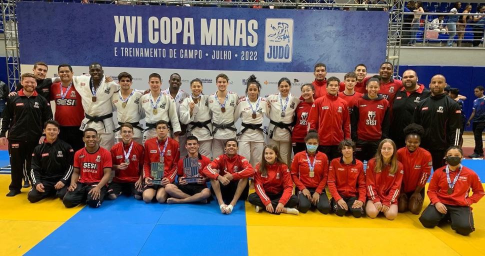 Judô do Sesi-SP é campeão sênior da Copa Minas 
