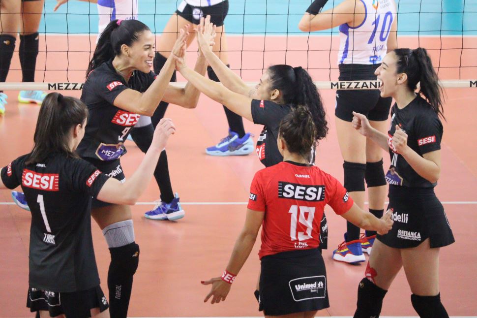 Sesi Vôlei Bauru vence Pinheiros no Campeonato Paulista