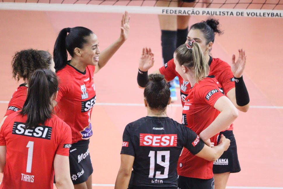 Sesi Vôlei Bauru vence clássico contra Osasco São Cristóvão Saúde no Paulista 
