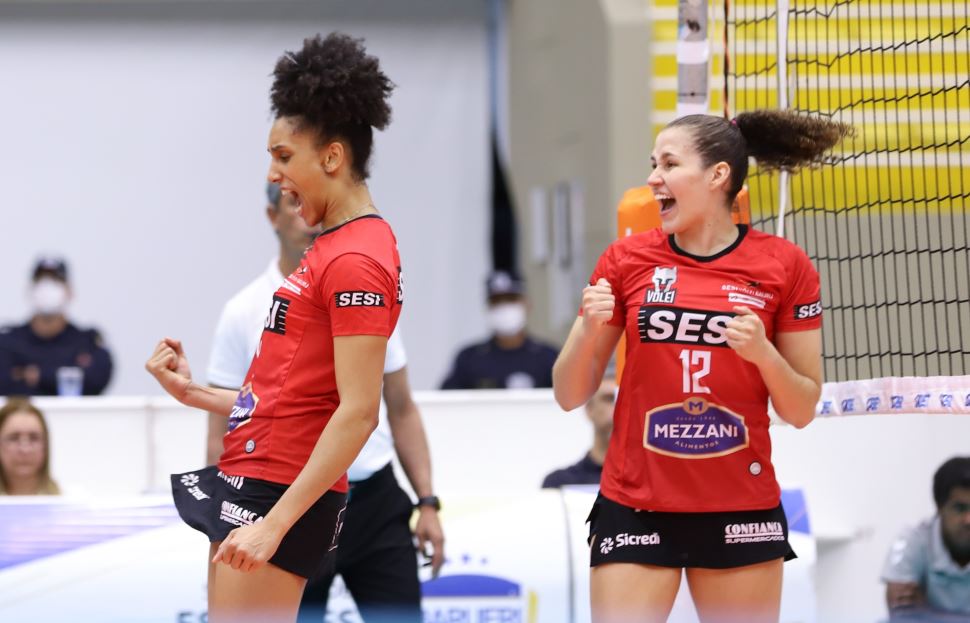 Sesi Vôlei Bauru vence Barueri fora de casa, na Superliga feminina 2022/2023