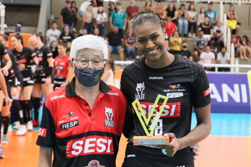 Sesi Vôlei Bauru vence Abel Moda Vôlei na Superliga 2022-2023 