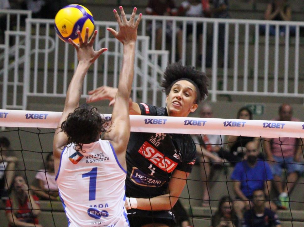 Sesi Vôlei Bauru vence Pinheiros na Superliga feminina 2022/23