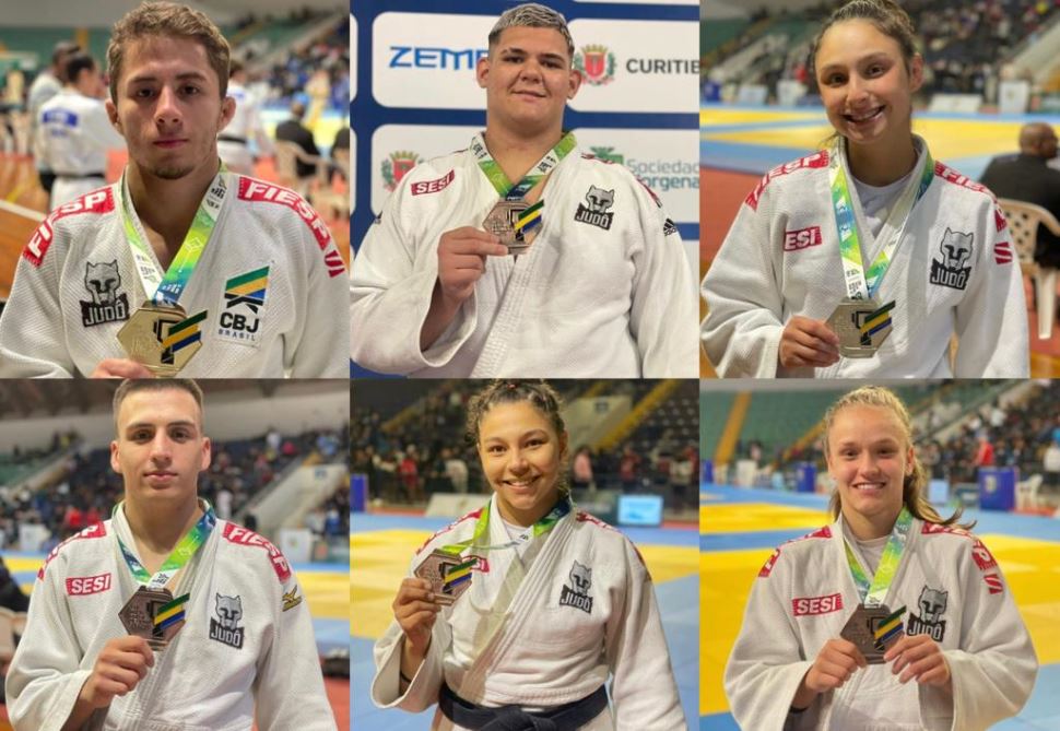 Judô do Sesi-SP fatura seis medalhas na Taça Brasil Sub-21 