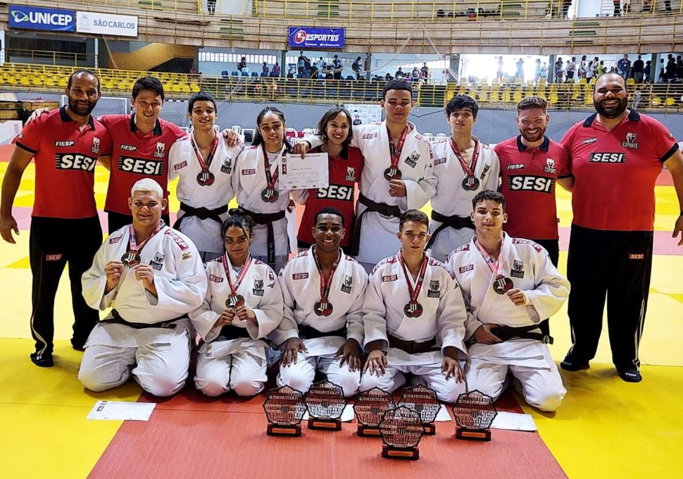 Judocas do Sesi-SP garantem título de campeão do Paulista Sub-18 e Open Ajinomoto 