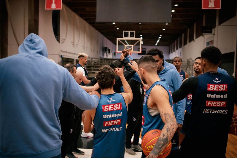 Sesi Franca inicia preparação para o jogo dois da final do NBB 2022/23