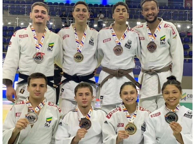 Na seleção brasileira, judocas do Sesi-SP faturam 13 medalhas em Open Pan-Americano 