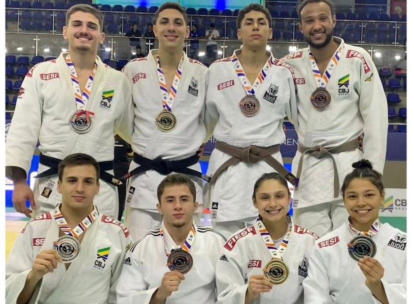 Na seleção brasileira, judocas do Sesi-SP faturam 13 medalhas em Open Pan-Americano 